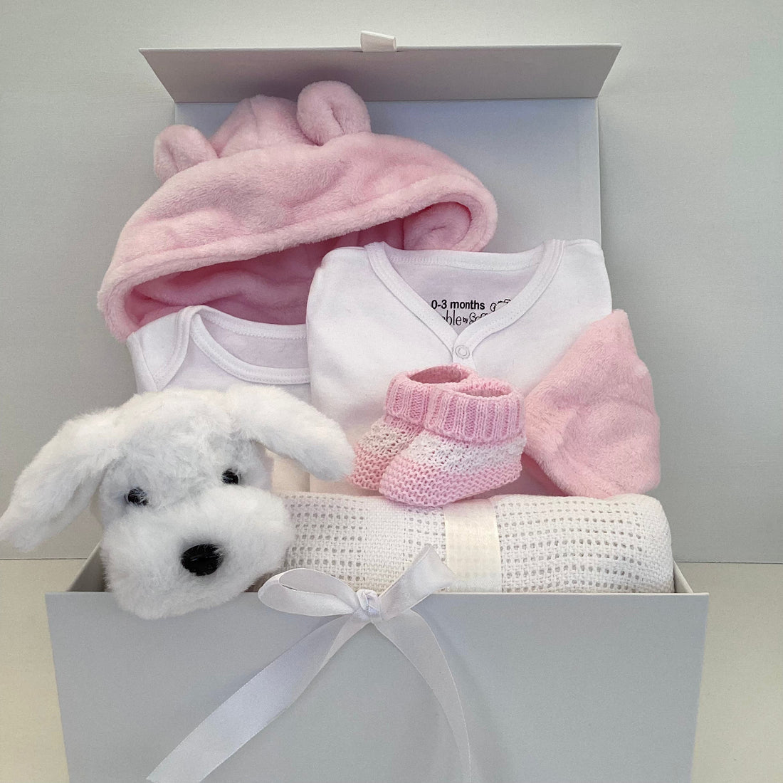 Unisex Baby Gift | PIPER | Perfect Bobble Hat and Blanket Giftset