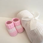 New Baby Girl Gift | NYLA | Pink Dressing Gown and Elephant Comforter Giftset