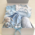 New Baby Boy Gift | RUFUS | Rabbit Comforter and Bed Time Giftset