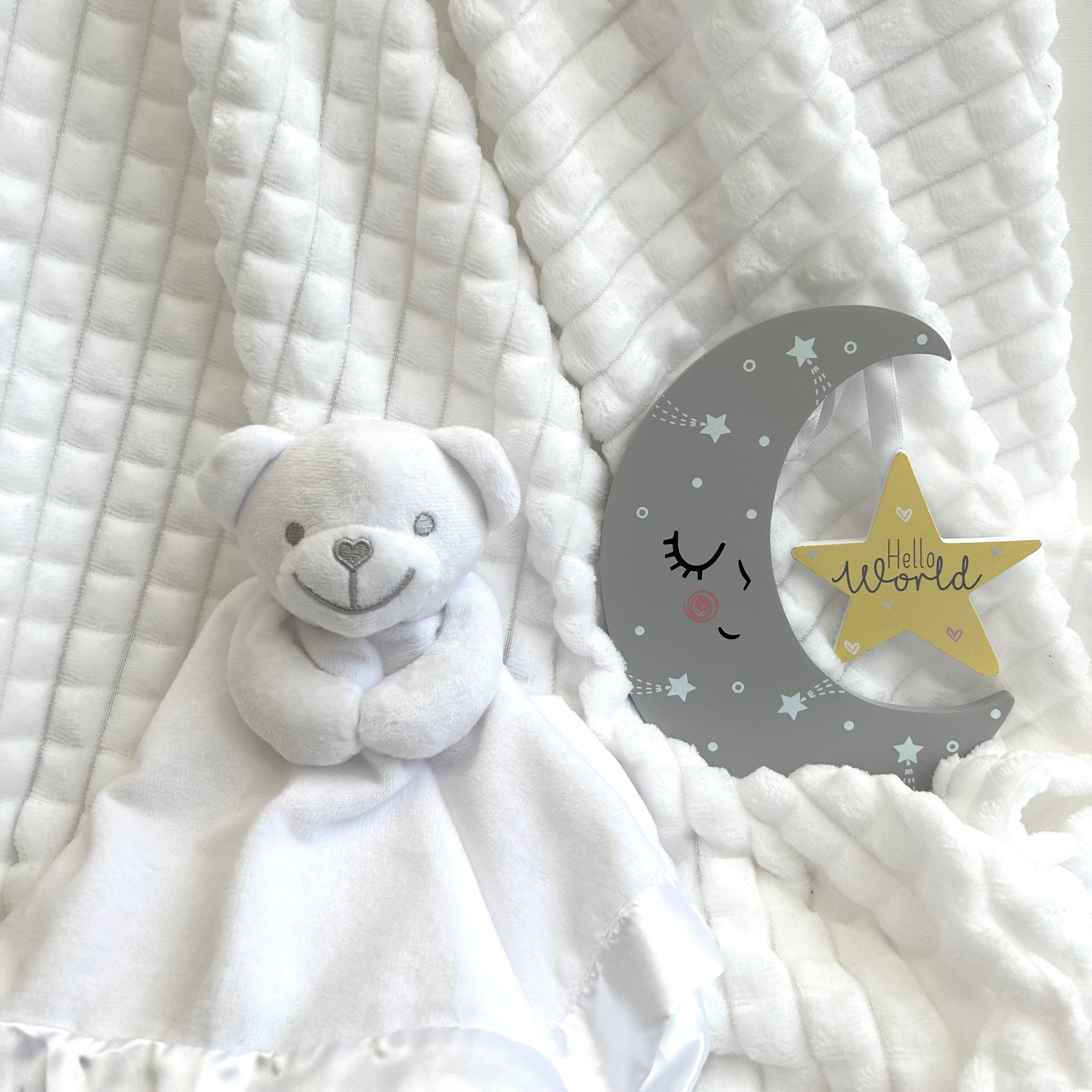 Unisex Baby Gift | PIPER | Perfect Bobble Hat and Blanket Giftset
