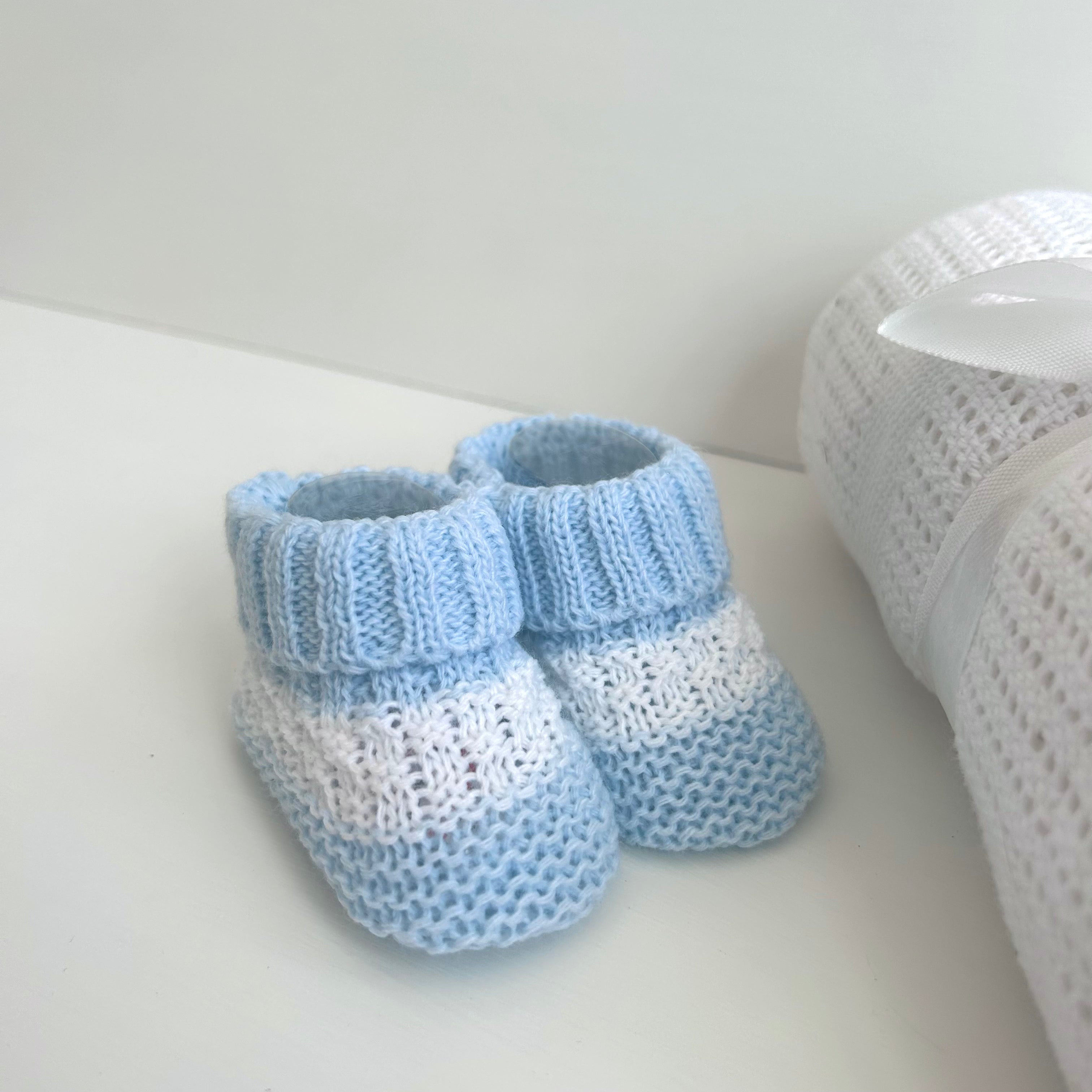 New Baby Boy Gift | JAMIE | Elephant Comforter and Dressing Gown Bedtime Giftset