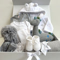New Baby Boy Gift | DYLAN | Dinosaur Rattle Toy Giftset