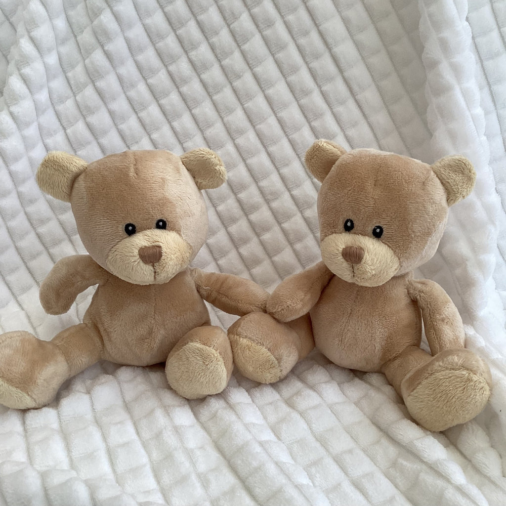 Newborn Twins Matching Outfits | Marley & Morgan Cute Bear and Cosy Onesie Giftset For Twins
