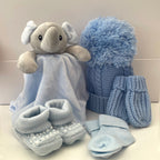 New Baby Boy Gift | ELLIOT | Blue Elephant Comforter Giftset