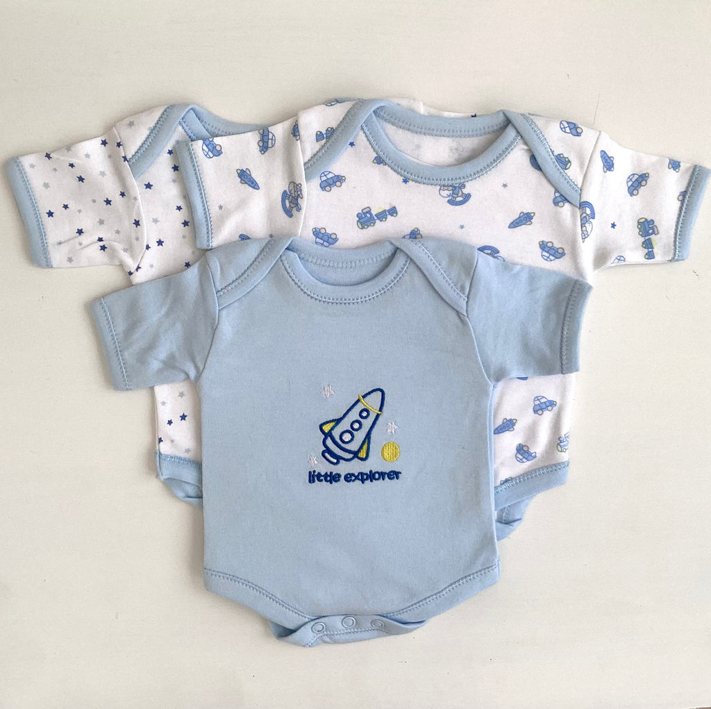 New Baby Boy Gift | RUFUS | Rabbit Comforter and Bed Time Giftset