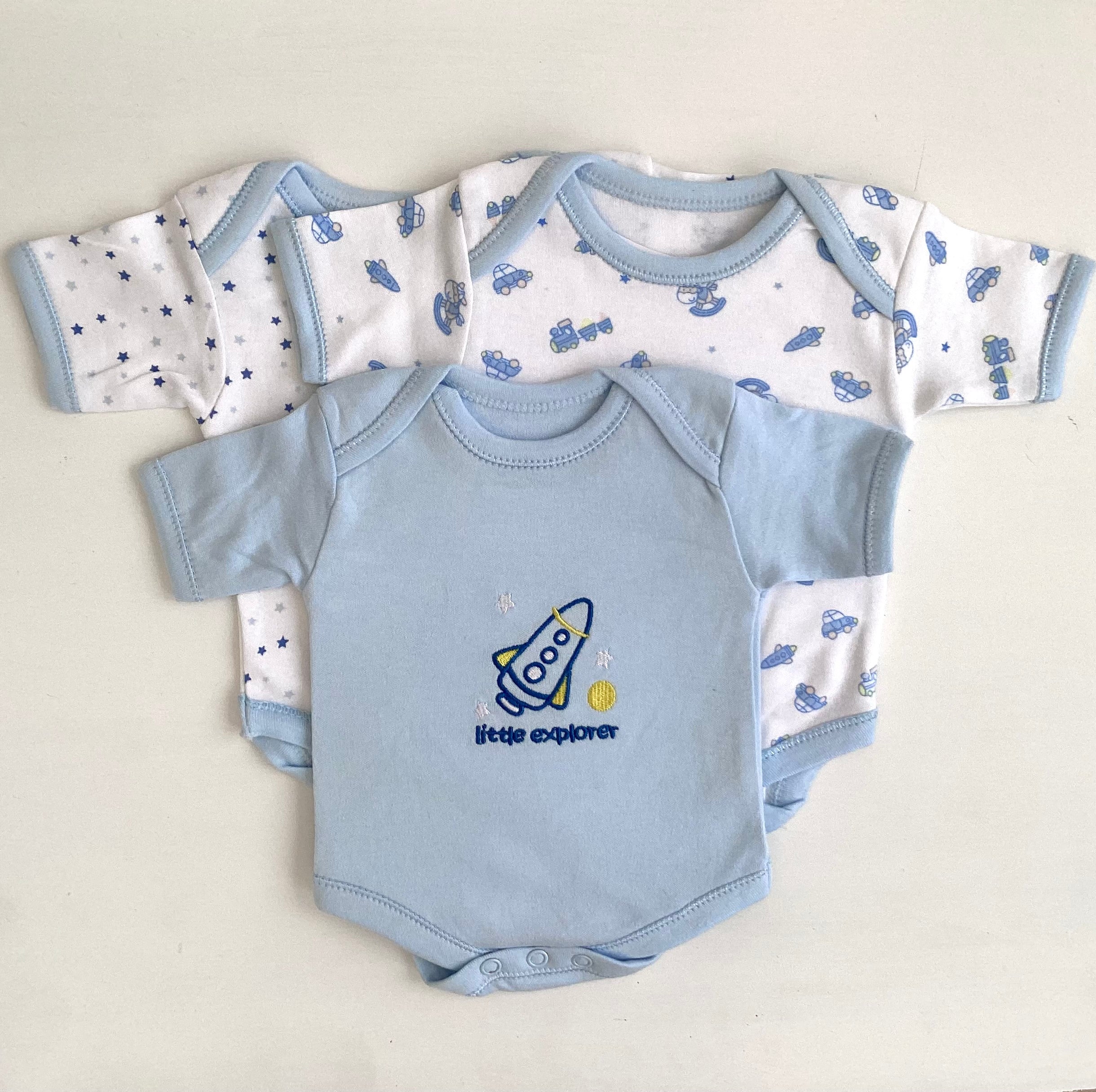 New Baby Boy Gift | RUFUS | Rabbit Comforter and Bed Time Giftset