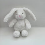 New Baby Girl Gift | PAIGE | White Bunny Rabbit Toy and Cosy Dressing Gown Giftset