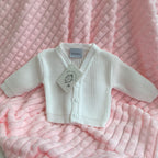 New Baby Girl Gift | IVY | Dandelion Pink Onesie and Knitted Cardigan Luxury Giftset