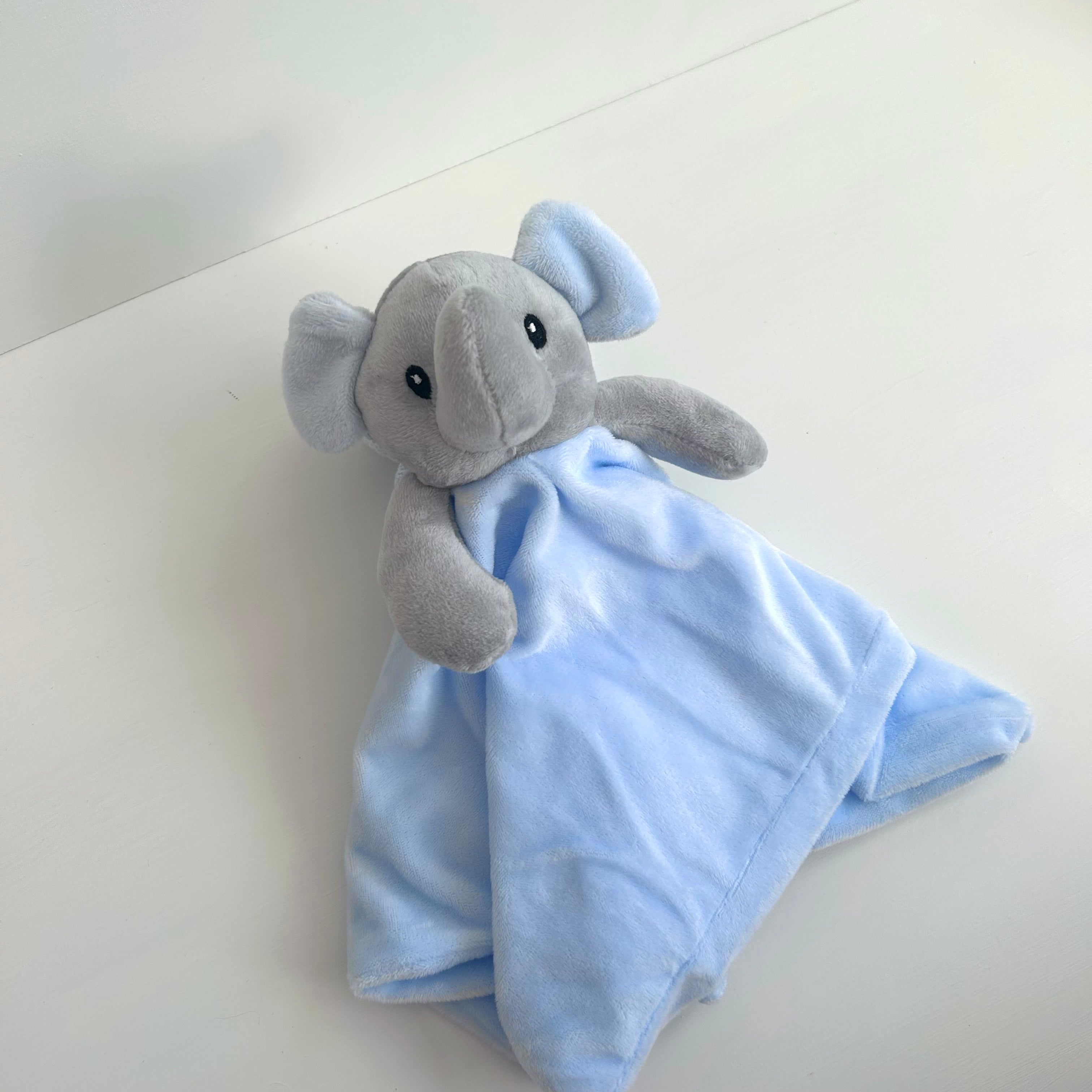 New Baby Boy Gift | JAMIE | Elephant Comforter and Dressing Gown Bedtime Giftset