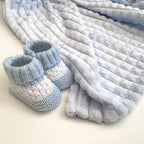 New Baby Boy Gift | RUFUS | Rabbit Comforter and Bed Time Giftset