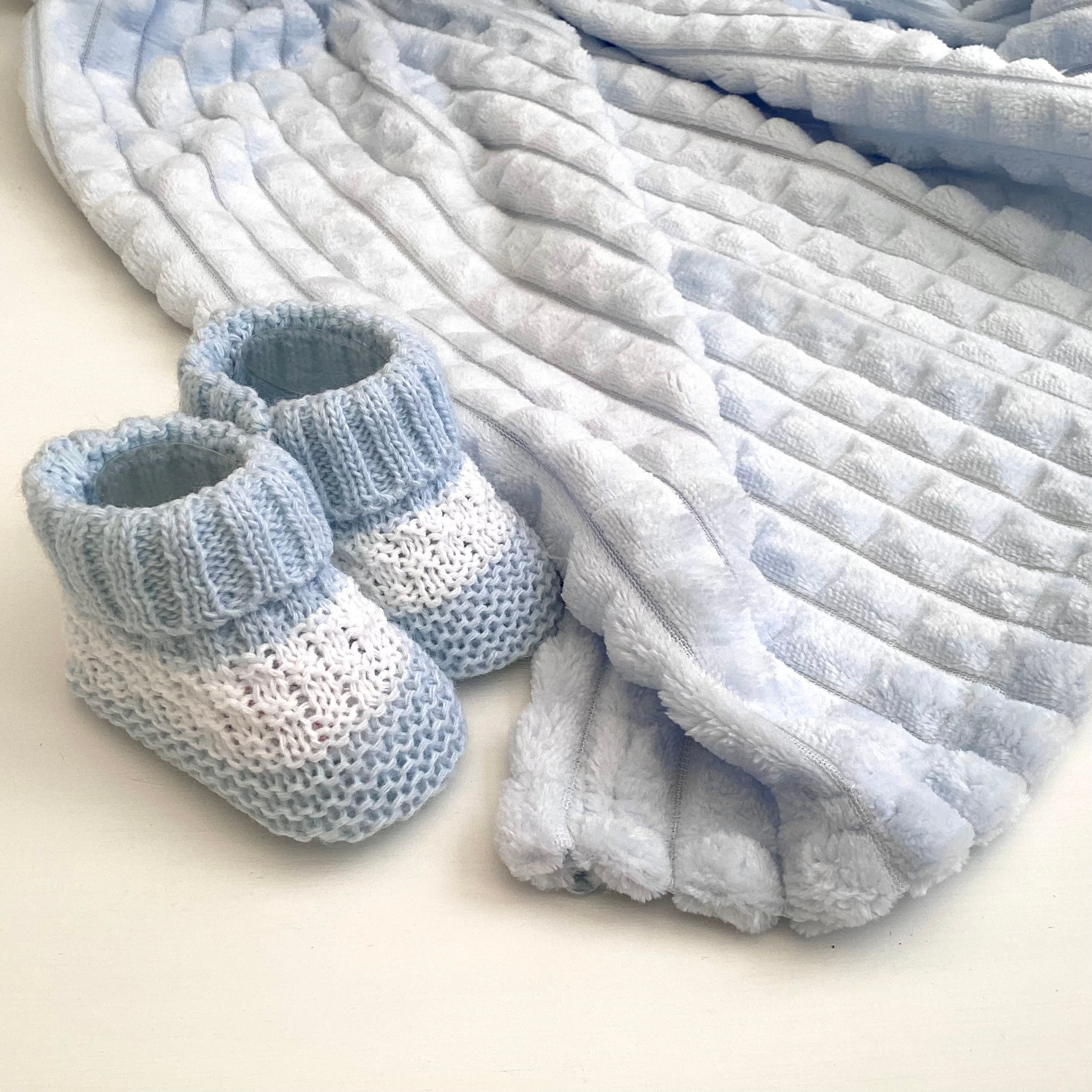 New Baby Boy Gift | RUFUS | Rabbit Comforter and Bed Time Giftset