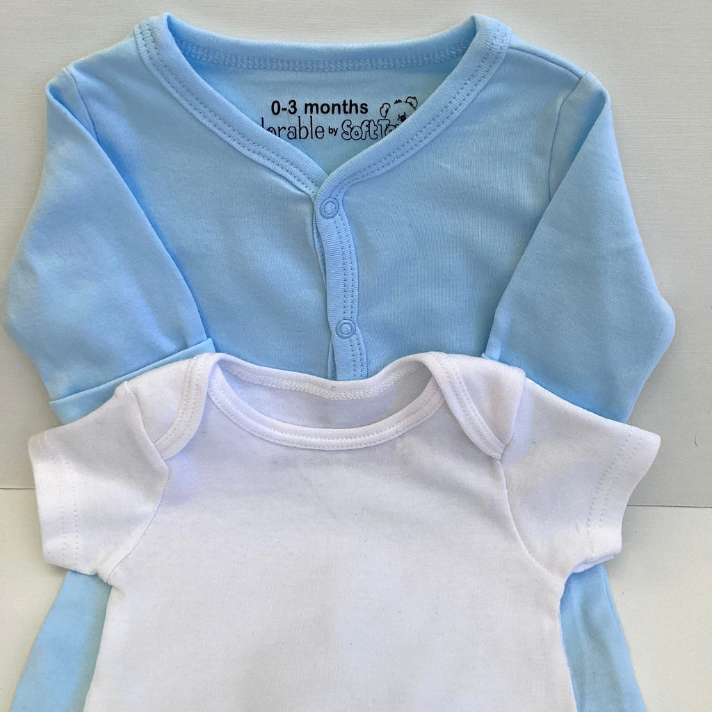New Baby Boy Gift | SEB | Blue Dandelion Luxury Knitted Jacket and Essentials Giftset