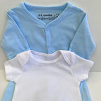 New Baby Boy Gift | SEB | Blue Dandelion Luxury Knitted Jacket and Essentials Giftset