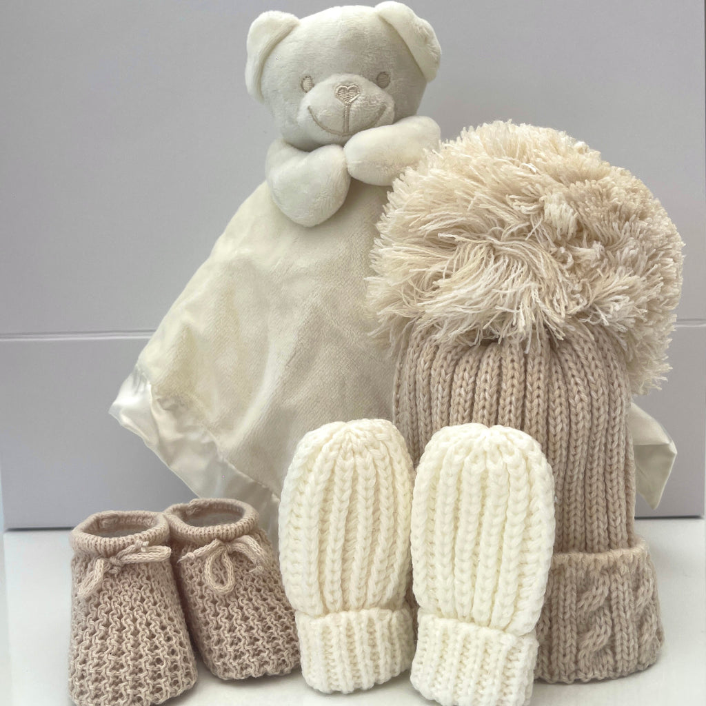 Unisex Baby Gift | OAKLEY | Cream Bear Comforter Giftset