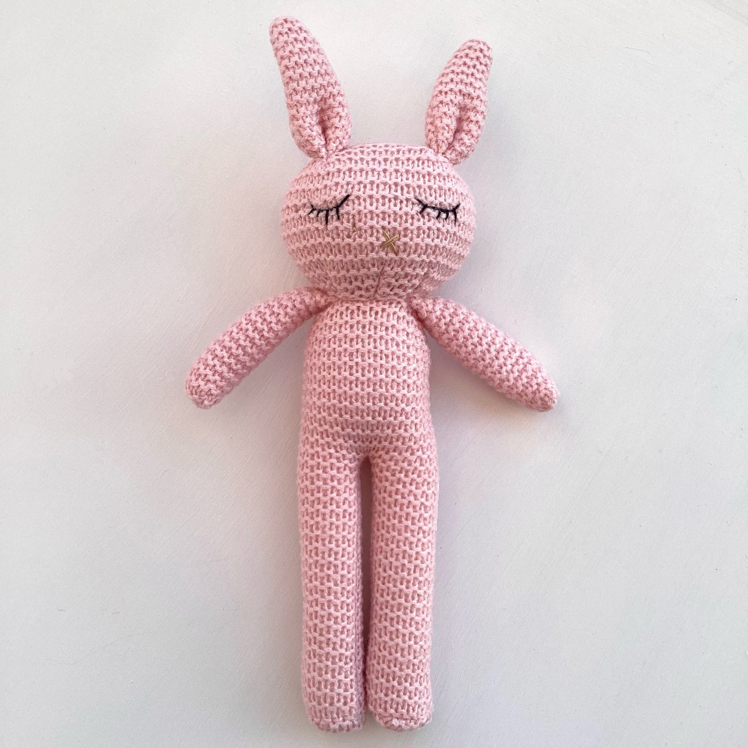 New Baby Girl Gift | ROSIE | Pink Bunny Bath Towel and Comforter Gift Box