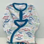 New Baby Boy Gift | DAWSON | Blue Dinosaur and Cosy Dressing Gown Giftset