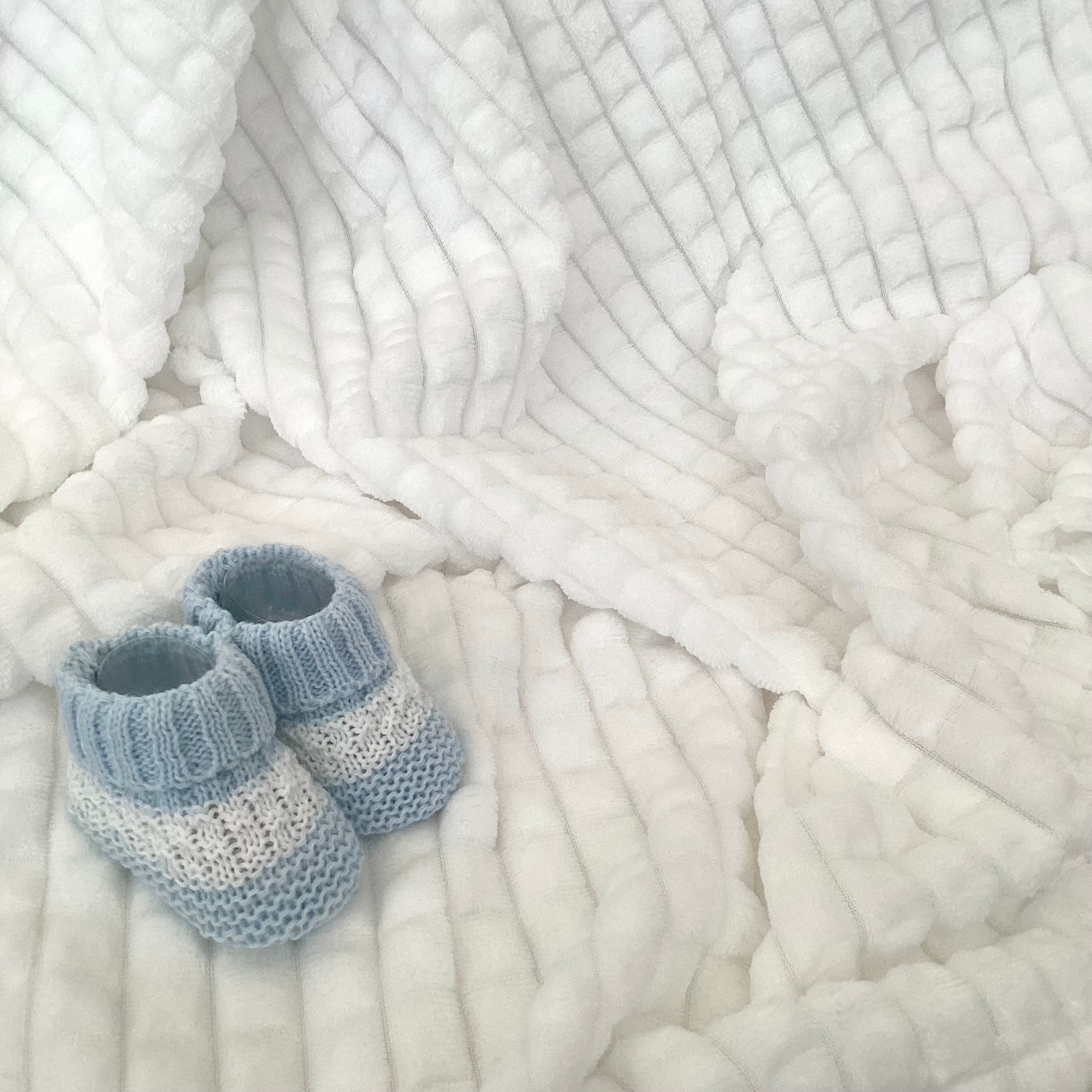 New Baby Boy Gift | NOAH | Luxury Dandelion Blue Pram Suit and Onesie