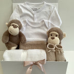 New Baby Boy Gift | MARCEL | Cheeky Monkey Cosy Bedtime Giftset