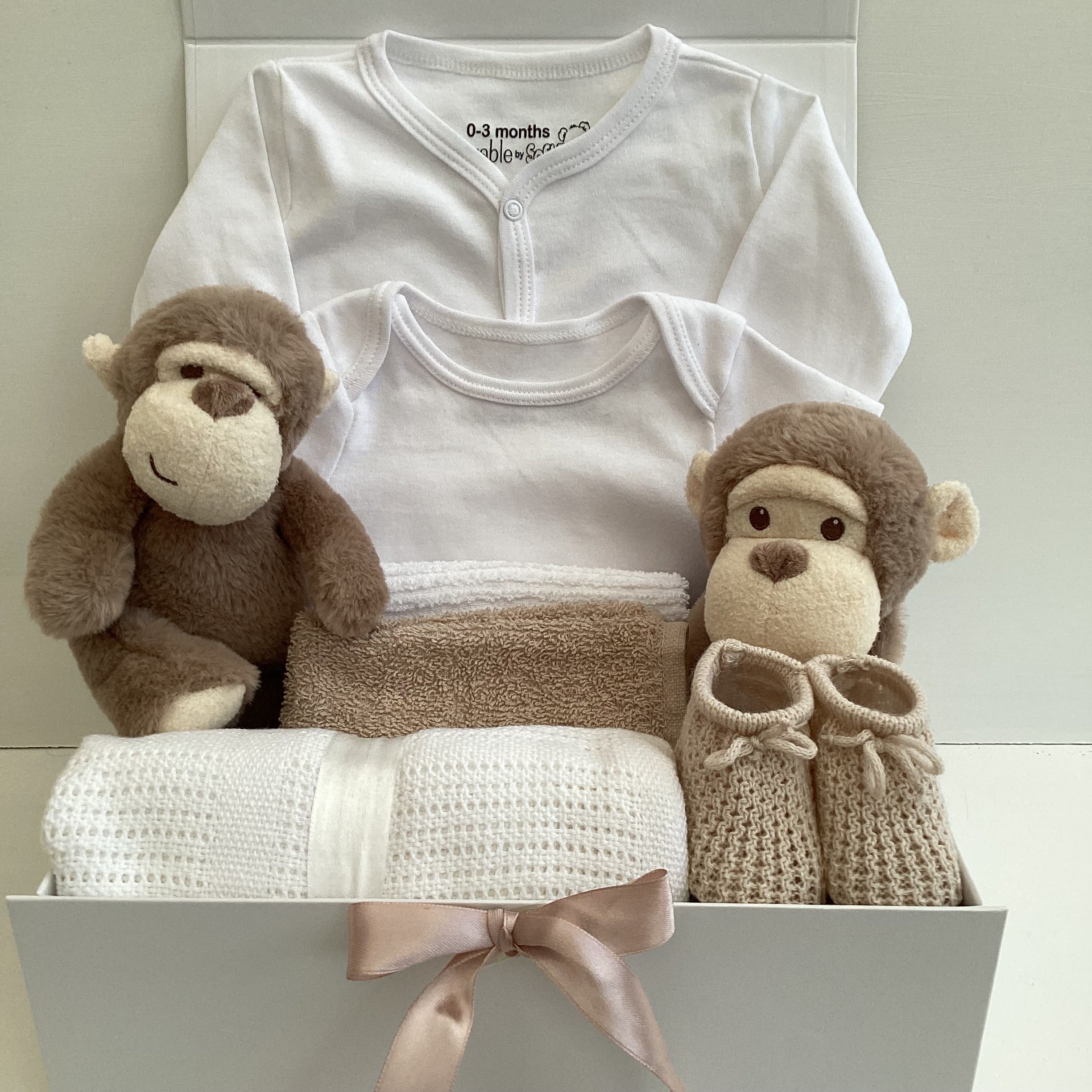 New Baby Boy Gift | MARCEL | Cheeky Monkey Cosy Bedtime Giftset
