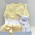 New Baby Girl Gift | LILA | Lemon Onesie and Matching Blanket Giftset