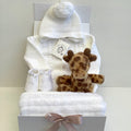 Unisex Luxury Baby Gift | FRANKIE | Designer Baby Clothing and Cuddly Giraffe