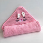 New Baby Girl Gift | ROSIE | Pink Bunny Bath Towel and Comforter Gift Box