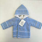New Baby Boy Gift | SEB | Blue Dandelion Luxury Knitted Jacket and Essentials Giftset