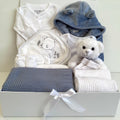 New Baby Boy Gift | DANIEL | Dusky Blue Bath and Bed Time Giftset