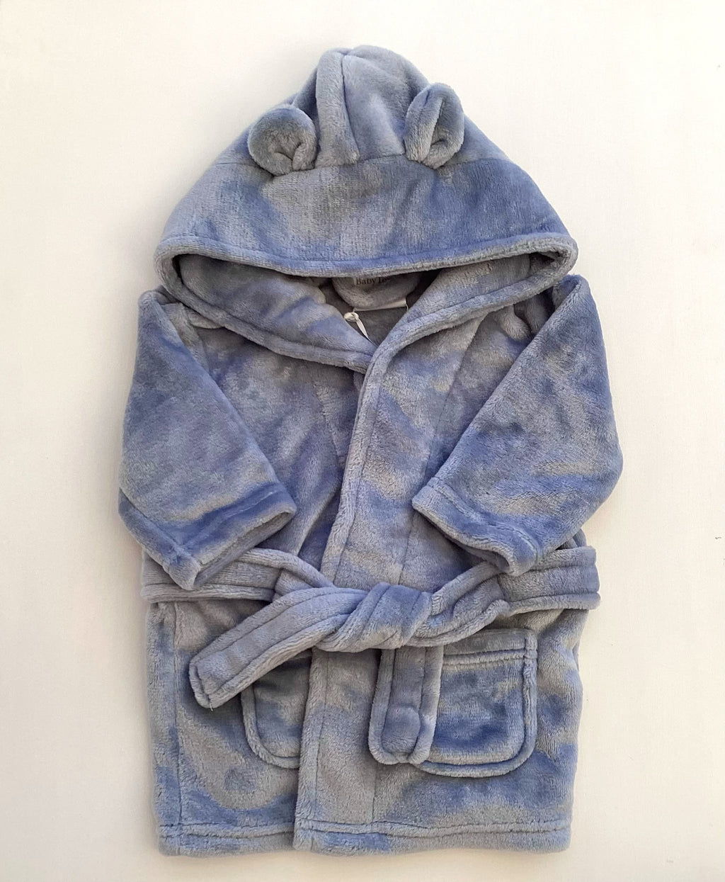 New Baby Boy Gift | EDDIE | Dusky Blue Dressing Gown and Comforter Giftset